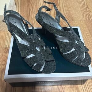 NWT Karen Scott Belindah Slingback Dress Sandal Pewter Size 8.5